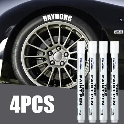 Car Parts Tire Paint Pen Waterproof Decor Art Pen Marker DIY Accessories White  • $7.88