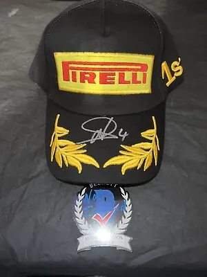 Lando Norris Signed Pirelli Podium Hat F1 Superstar McLaren Beckett #2 • $299.99