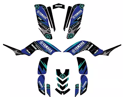 Fits Yamaha Raptor 660 GRAPHICS KIT STICKER DECALS YAMAHA RAPTOR 660 • $127.40