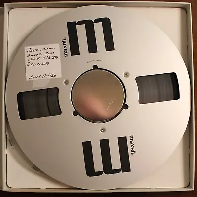 Maxell 35-180B XLI Reel To Reel Tape 10.5 Inch By 1/4 Inch With Metal Reel • $35