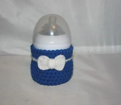 Handmade Crochet Baby Bottle COVER / PERSONALIZED  • £5.31