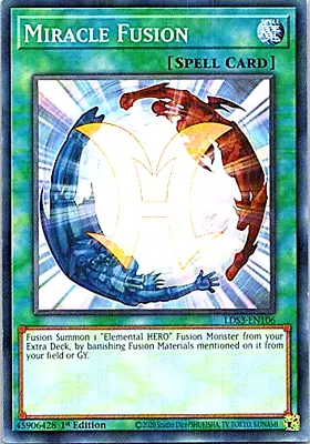 Miracle Fusion LDS3-EN106 Yu-Gi-Oh! Near Mint 1st Edition • $0.99