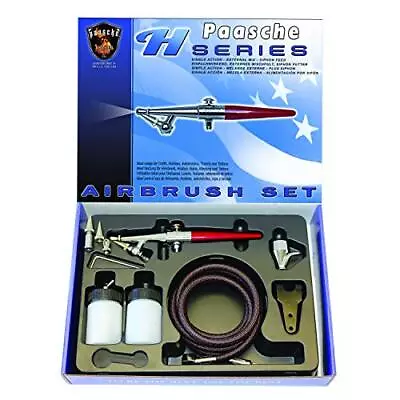 Paasche Airbrush H-Set Single Action Siphon Feed Set  Red Pkg/1  • $92.43