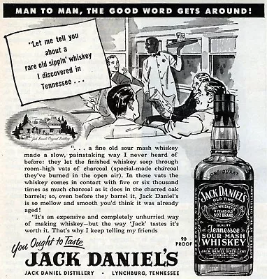 Jack Daniels Whiskey Vintage Poster Bar Quality Wall Art  Choose Your Size • $12.90