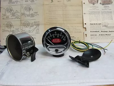 Vintage SUN  12v Sweep Style Tachometer 8.5 K With New Circuit Board Used NICE • $375