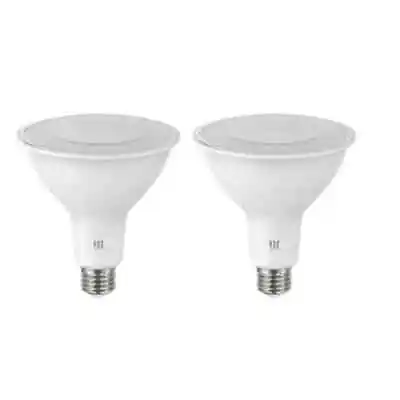 EcoSmart 19.5W=150W  PAR38 Dimmable LED Light Bulb Selectable CCT 2pk- Free Ship • $17.77