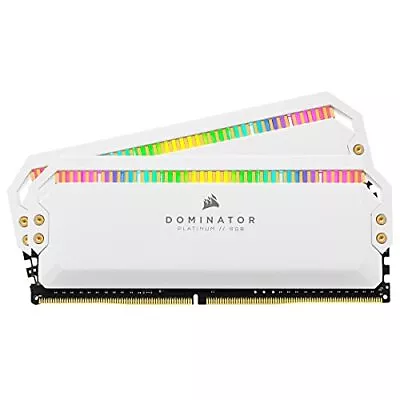 Corsair DOMINATOR PLATINUM RGB 32GB (2x16GB) DDR4 3200 (PC4-25600) C16 1.35V Des • £85.29