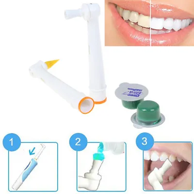 Teeth Whitening Polisher Head Kit Electric Toothbrush Polish Cup Stain RemoyuEN • $19.79