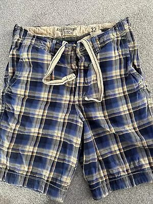 Abercrombie And Fitch Checked Shorts 32 W • £6