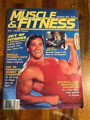 £5.23 • Buy MUSCLE & FITNESS Bodybuilding Magazine ARNOLD SCHWARZENEGGER-Terminator 12-84