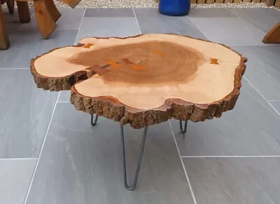 £350 • Buy Large Handmade Ash Tree Slice Coffee Table