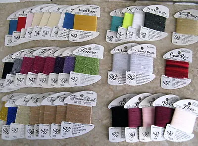 Rainbow Gallery Mixed Lot Fiber Cards 38 New 22 Partial Needlepoint Cross Stitch • $39.95