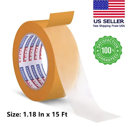 Double Sided Tape Heavy Duty Fiberglass Mesh Adhesive Transparent Tape Removable • $6.99