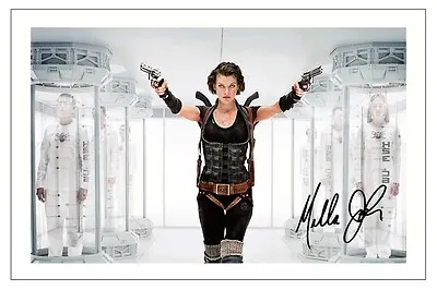 Milla Jovovich - Resident Evil Signed Photo Print Poster Autograph  • £6.90