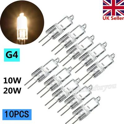 £3.77 • Buy 10PCS G4 Bulbs 10W 20W Halogen Capsule Warm White Light Lamp 12V Energy Saving