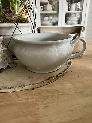 Antique J&G Meakin Ironstone Chamber Pot C1912-39 Made In England Thunder Pot AF • $30