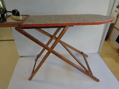 Vintage Child's 1950's Ironing Board With Rare Morphy Richards Toy Iron • $37.89