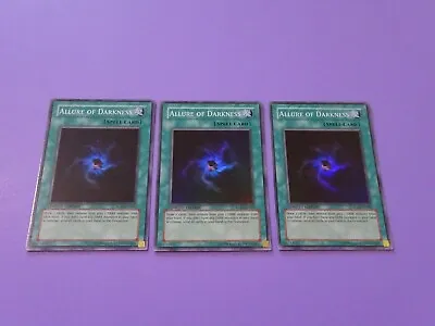 Yu-Gi-Oh! 3 X Allure Of Darkness RGBT-ENSE2 Super Rare Limited Edition • £10.99