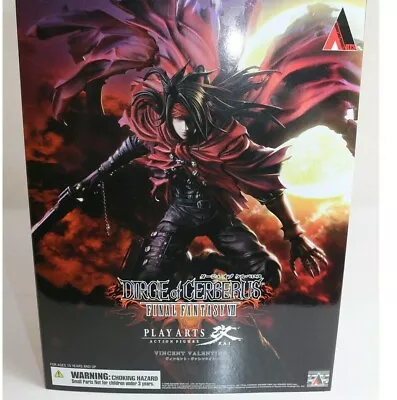 Final Fantasy VII Play Arts Kai Action Figure Vincent Valentine Dirge Cerberus • $375.99