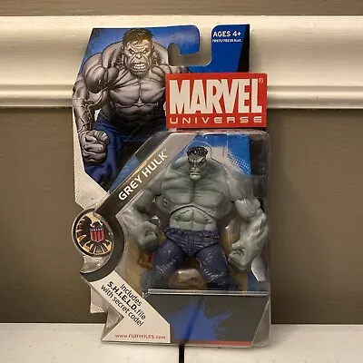 Grey Hulk 2008 Marvel Universe #014 Grey Hulk 3.75  Action Figure Hasbro Sealed • $25