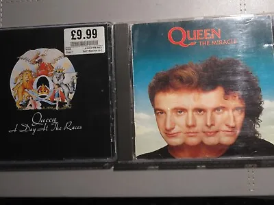 Queen ~ Day  At The Races ~ The Miracle ~ 2 CDs • £5.99