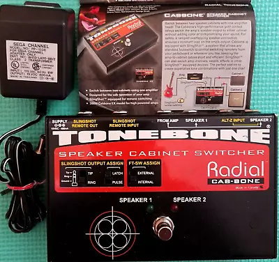 Radial Engineering Tonebone Cab-bone Amplifier/Amp Speaker Cabinet Switcher • $149