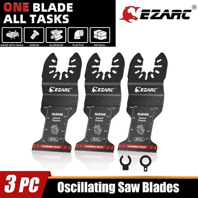 Carbide Oscillating Saw Blades General Purpose Multitool Blade For Metal Nails • $23.99