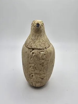Antique Egyptian Falcon Canopic Jar • £38.61