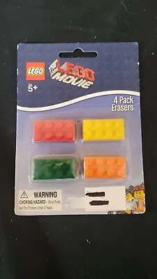 The Lego Movie 4 Pack Erasers • $2