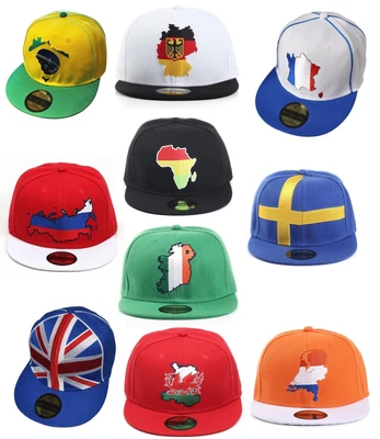 £12.95 • Buy Underground Kulture Snapback Country Flag Baseball Caps Germany UK France Italy