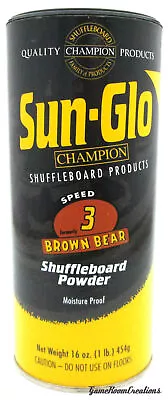 Sun-Glo #3 Speed Shuffleboard Powder Wax - 1 Pack Sunglo Shuffle Board Wax • $15.89