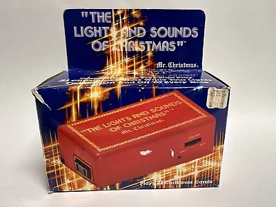 Vtg 1981 Mr Christmas The Lights And Sounds Of Christmas #121 Music Tested W Box • $15