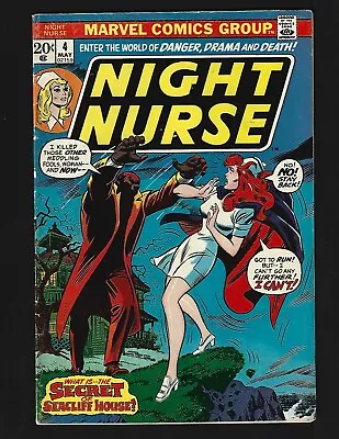 Night Nurse #4 FN Romita Christine Palmer Linda Carter Mystery/Medical Drama • $69