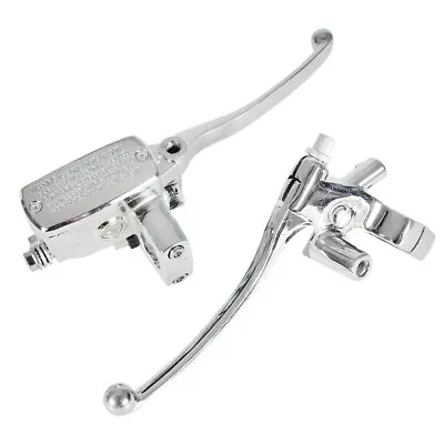 1  Motorcycle Universal Handlebar Hydraulic Brake Master Cylinder & Clutch Lever • $25.63