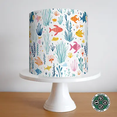 Sea Fish Ocean Cake Topper Border Strip Pattern Wrap Party Deco Edible Birthday • £6.49