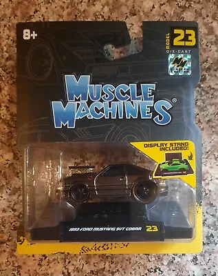Maisto Muscle Machines Model 23 1993 Ford Mustang Svt Cobra Gold Chase 🔥 • $10.75