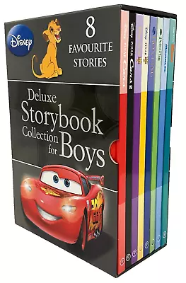 Disney Deluxe Story Book Collection For Boys 8 Books In Slipcase - Pre-owned • $59.87