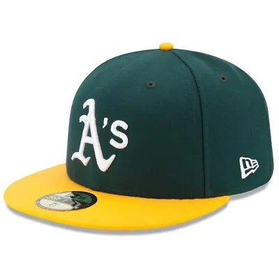 Oakland Athletics A's New Era Home Authentic On-Field 59FIFTY Fitted Hat • $35.99