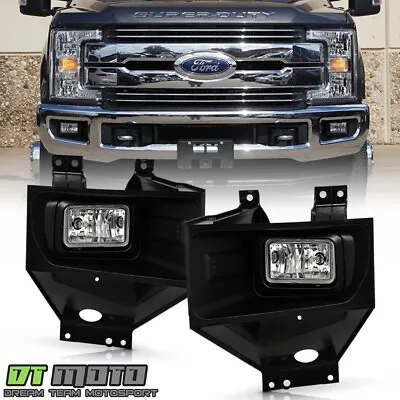 2017-2019 Ford F250 F350 SuperDuty Bumper Fog Lights Driving Lamps Left+Right • $95.99