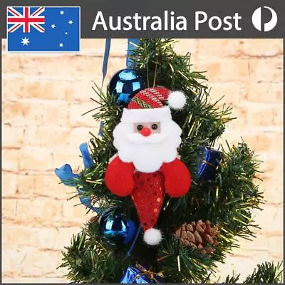 Cute Cartoon Christmas Tree Hanging Ornament Xmas New Year Pendant Decor-242993 • $10.79