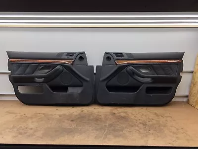 1997-2003 BMW E39 525i 528i 540i Front Door Cards Black Pair Panels OEM • $284.98