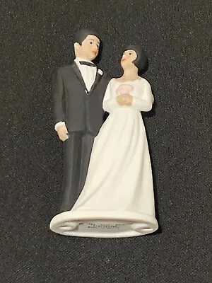 1984 Wedding Cake Topper Coast Novelty Mfg. Bride And Groom New NIB • $6.99