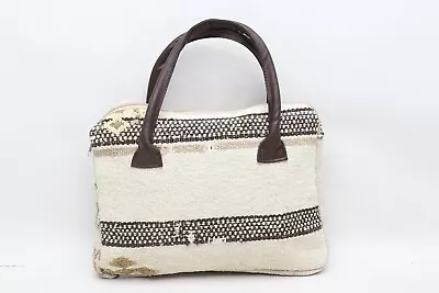 Kilim Bag Shoulder Bag Bohemian Bag 10x14  Fashion Bag Wool Leather Bag E 15 • $41.02