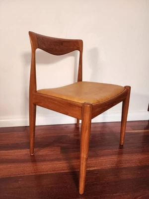 $2400 • Buy Danish Deluxe Dining Chairs - 6 X - Custom Leather Restoration 