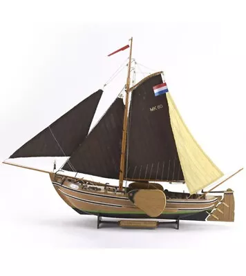 Artesania 1:35 22125 Botter Dutch Fishing Boat Wood Model Ship Kit • £99.99