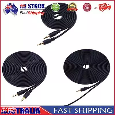 AUX Cable 3.5mm Stereo Audio Extension Male To Male Auxiliary Car Cord AU • $8.89