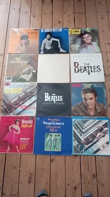 £85 • Buy ‼️house Clearance‼️ Vinyl Records Lp Elvis Pink Floyd Brenda Lee Beatles Cline