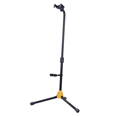 $47 • Buy Hercules Single Guitar Stand/Floor Rack Holder Auto Grip/AGS W/ Rest MC6 Black