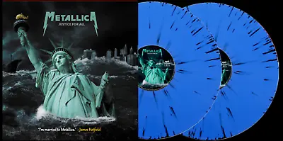 £25.95 • Buy Metallica 'justice For All' 2x Blue Splatter Deluxe Edition 10  Vinyl Lp  - New
