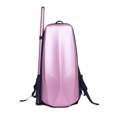 Pink Color 4/4&3/4 Carbon Fiber Violin Case With Bow Tubebackpack Style • $129